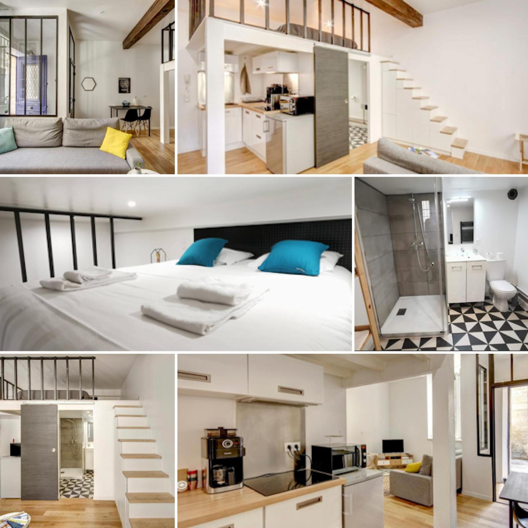 Charmant Studio Loft Au Coeur De Bordeaux Zewnętrze zdjęcie